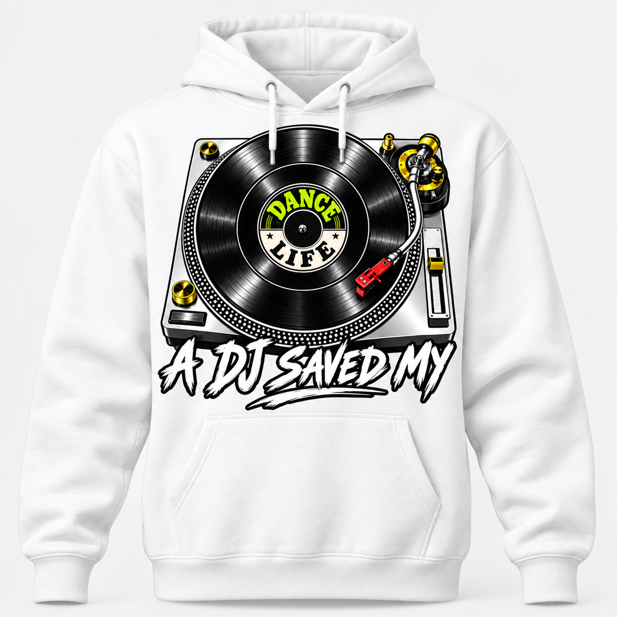 JUST BORED!™ A DJ SAVED MY LIFE HOODIE "LIMITED EDITION"