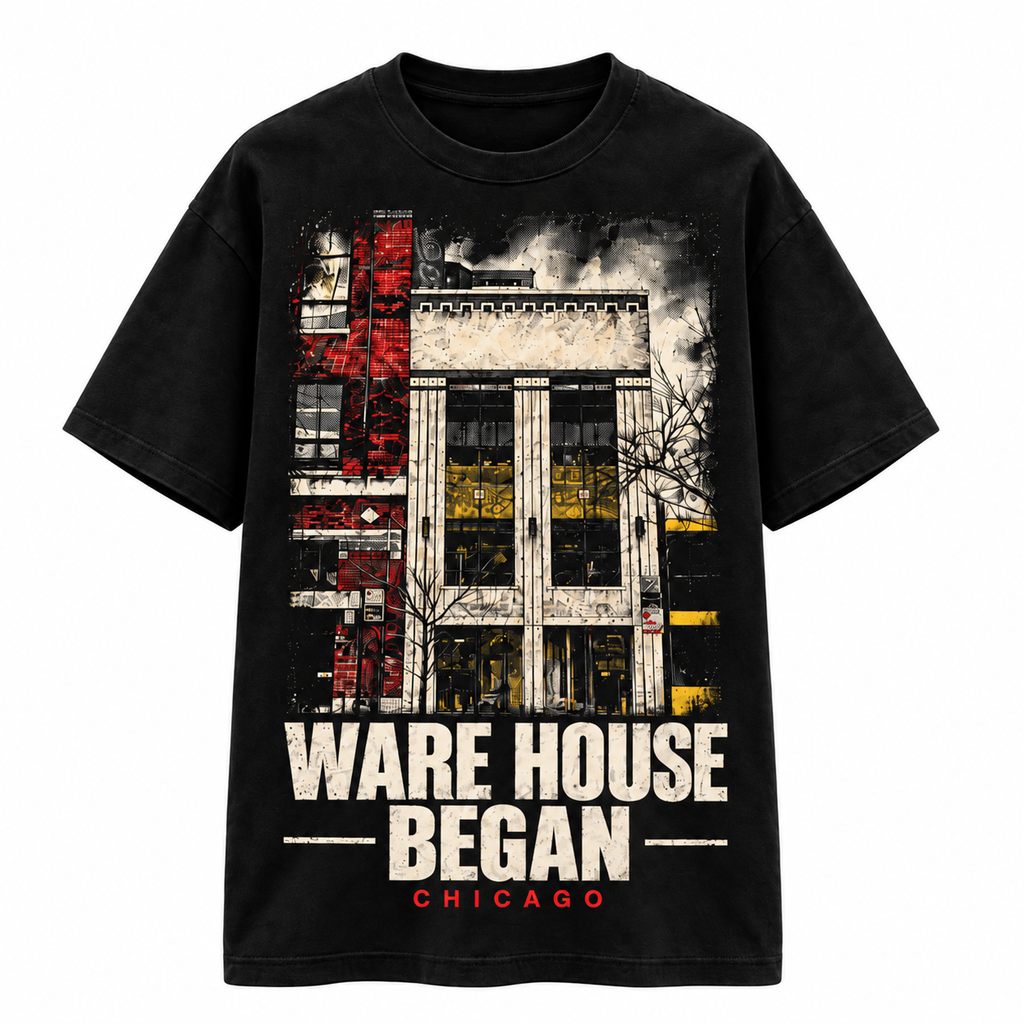 WARE HOUSE BEGAN - Chicago House Tee " LIMITED EDITION"
