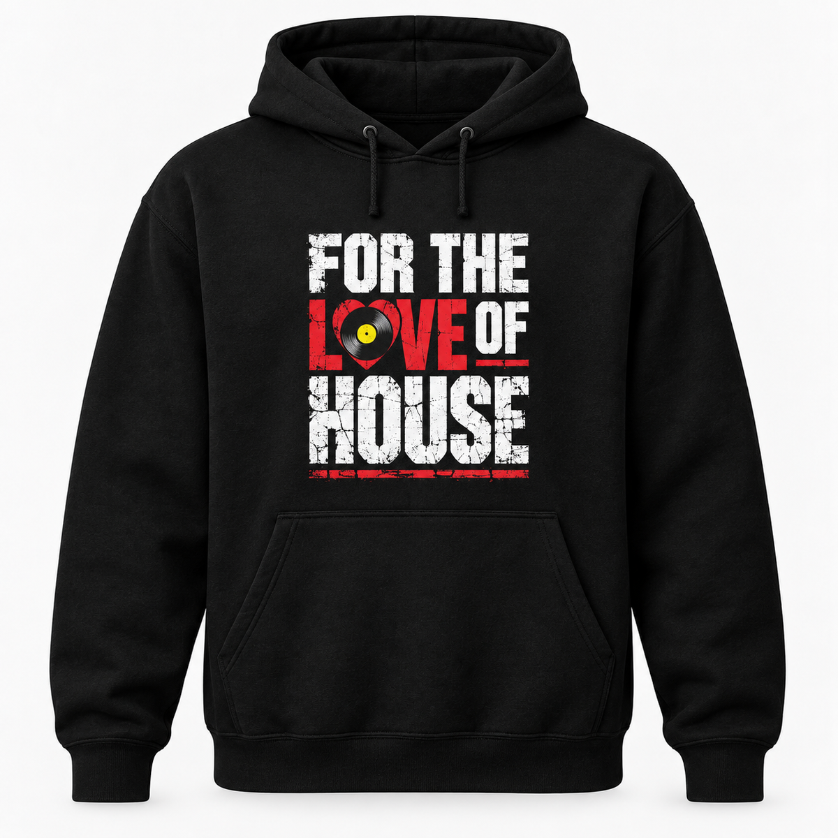 For The Love of House Distressed Hoodie