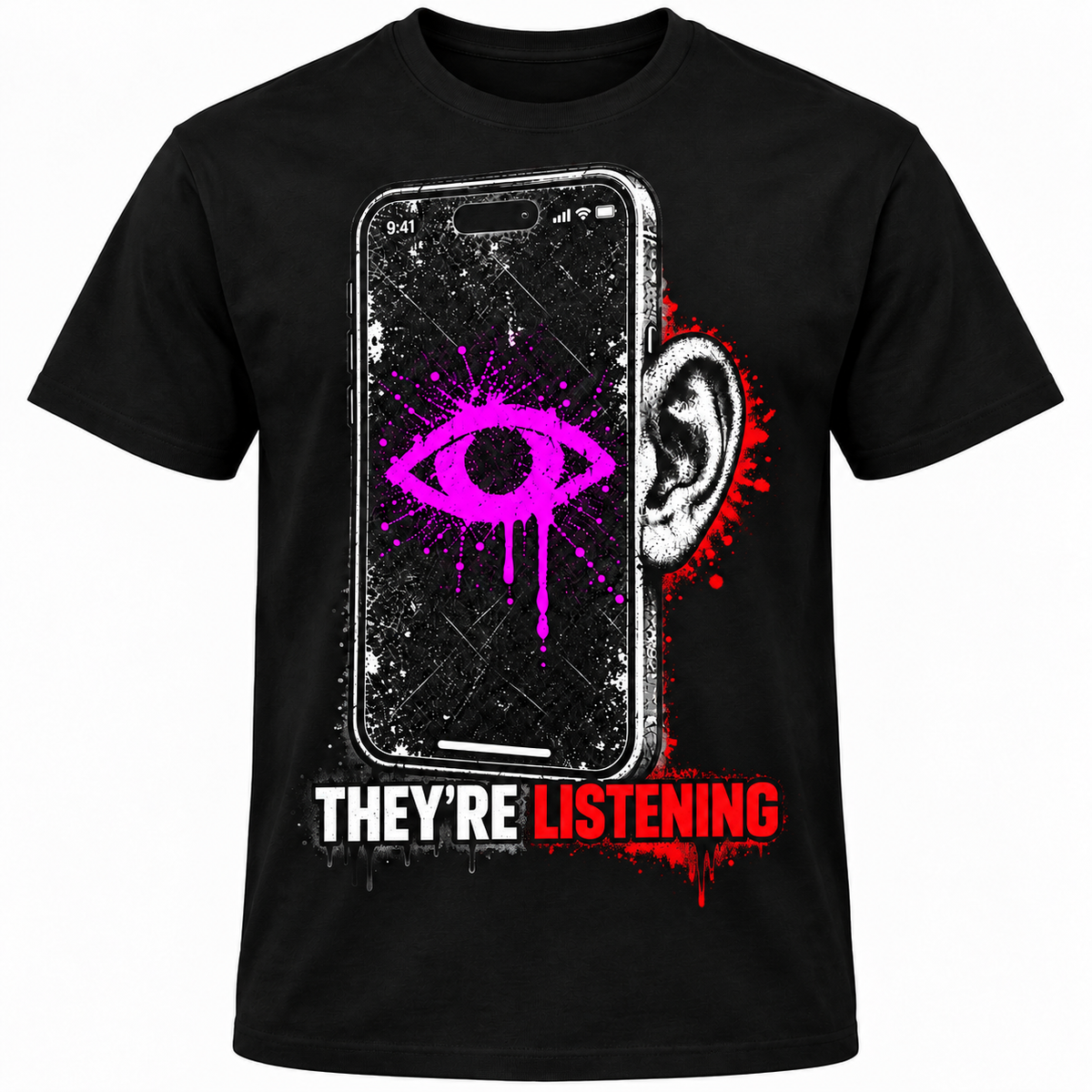 They're Listening NATALIE Graphic Tee